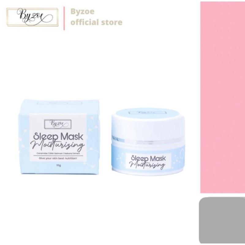 Byzoe 2in1 Mouisturizing Sleep Mask Barrier Repair and Protection Glowing and Brightening dera shop99