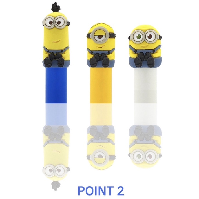 MINIONS - Kids Figure Toothbrush &amp; Magnetic Holder (sikat gigi anak)