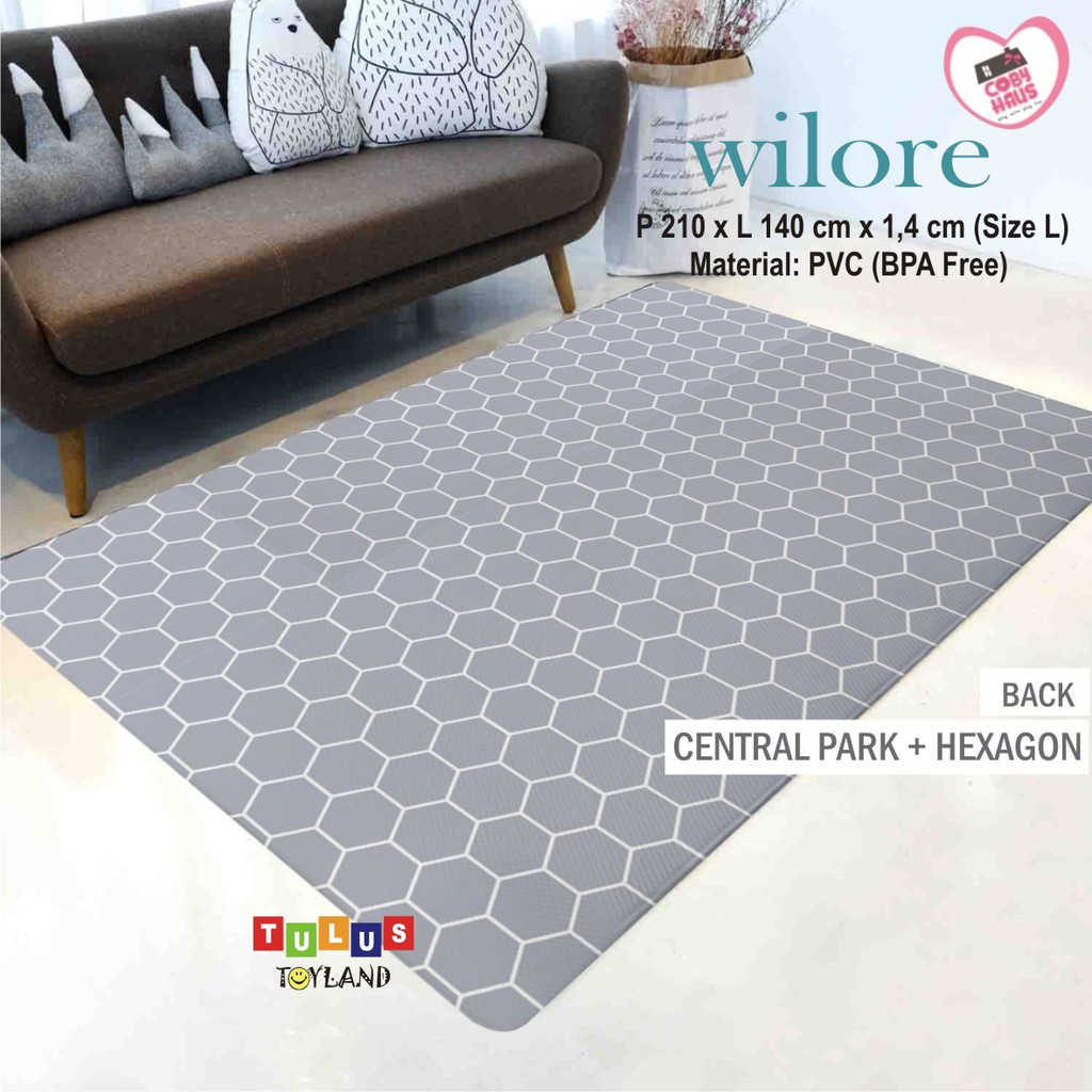 Karpet CobyHaus Wilore Playmat PVC Alas Lantai Anak Bayi Coby Haus