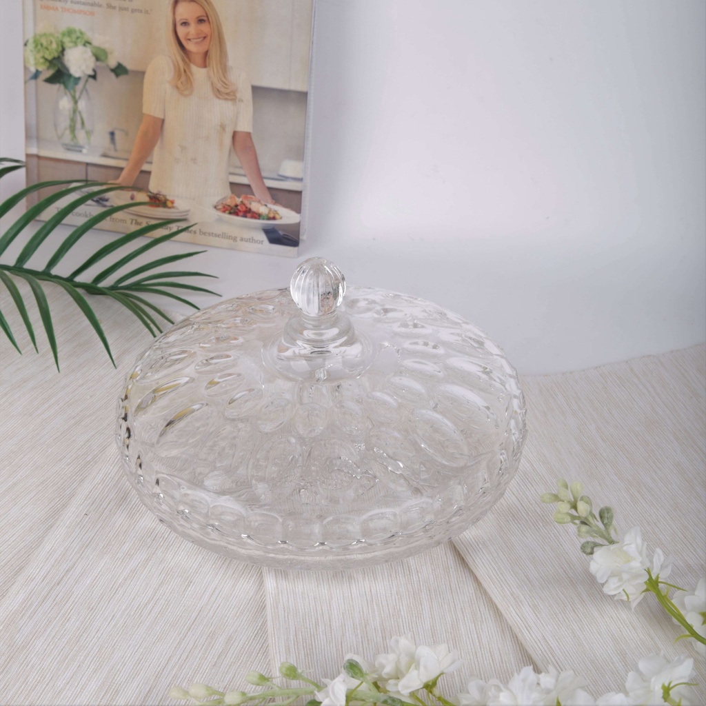 Capodimonte Candy Pot / Tempat Permen Kaca