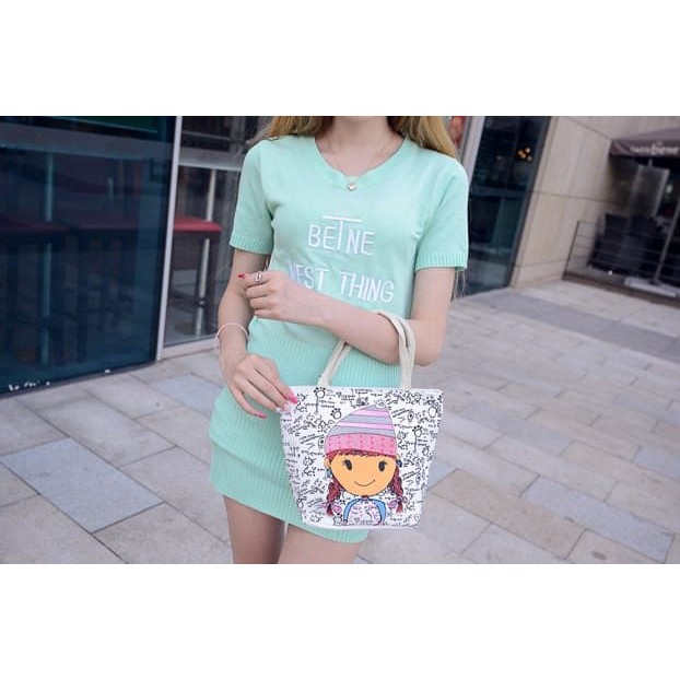 Murah Tas  Jinjing Wanita import / Lunch Bag / Tas Multifungsi Elegan