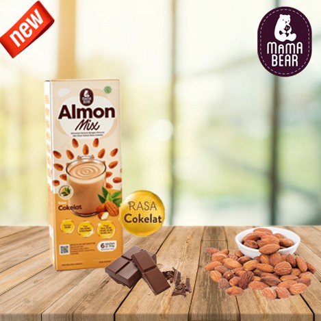 Mamabear Almond Mix Susu Almond Daun Katuk Pelancar ASI Mama Bear / ASI Booster / Booster ASI Minuman Ibu Menyusui