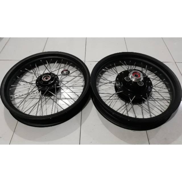 Paket Velg Pelex Ruji Jari - Jari Set Suzuki THUNDER