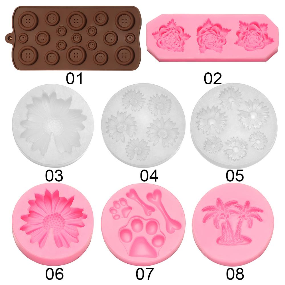 Solighter Kue Cetakan Silikon Jelly Puding Coklat Muffin Candy Baking Mold