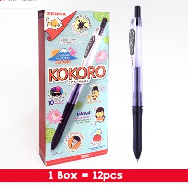 

Best - STATIONERY HAUL-Kokoro Gel Pen/Pulpen/Bulpen 0.5mm Lusinan - 1Box Isi 12 Pcs ✔