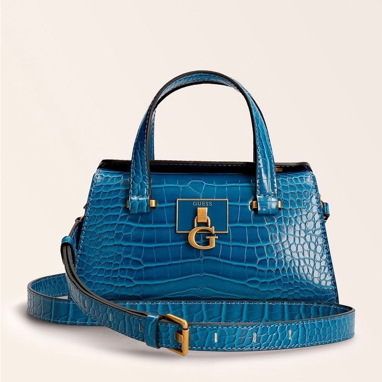 PGBAGS-TOP HANDLE BAG/SLINGBAG/SELEMPANG WANITA GSS/GUESS MINI STEPHI CROCO IMPORT/PREMIUM#196606