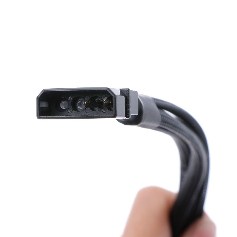 Btsg Kabel Adapter Extension Kipas Angin 4-pin Molex Male Ke 4x 3-pin / 4-pin Pwm Male
