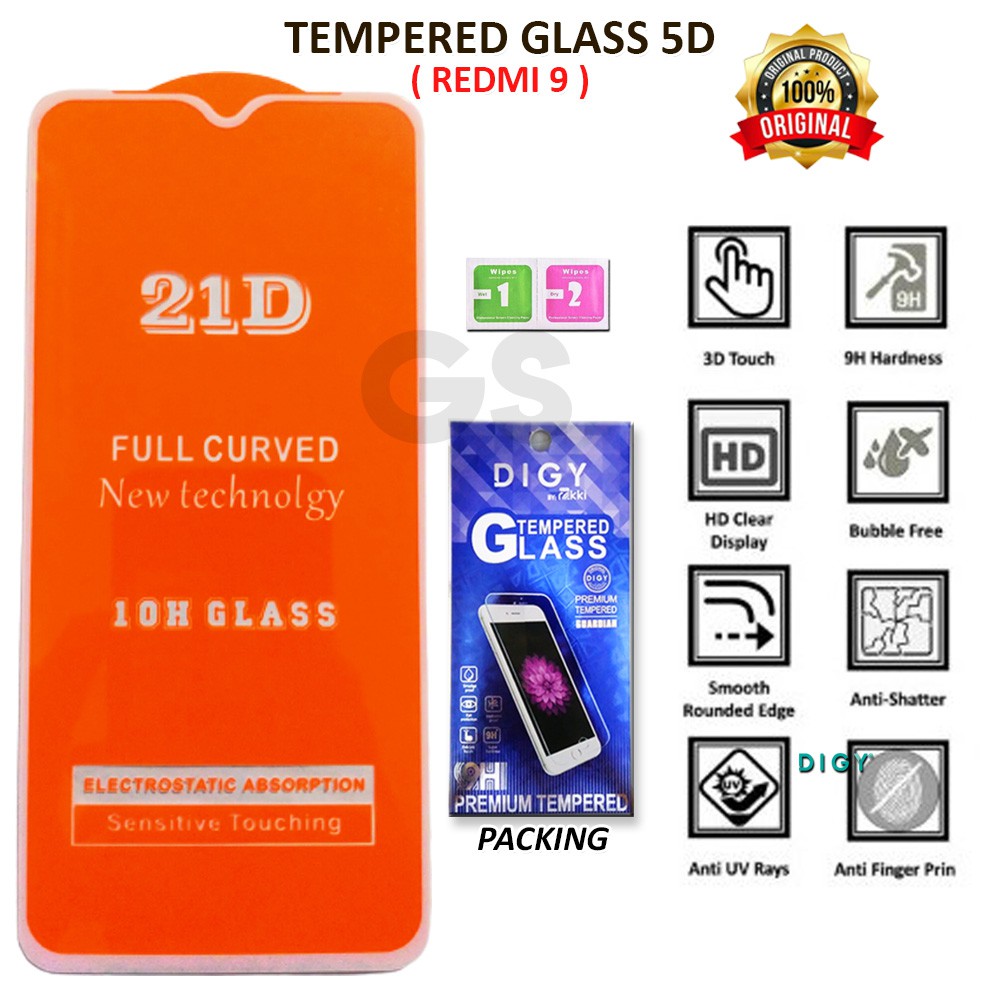 Tempered Glass 5D 10D REDMI note 10s