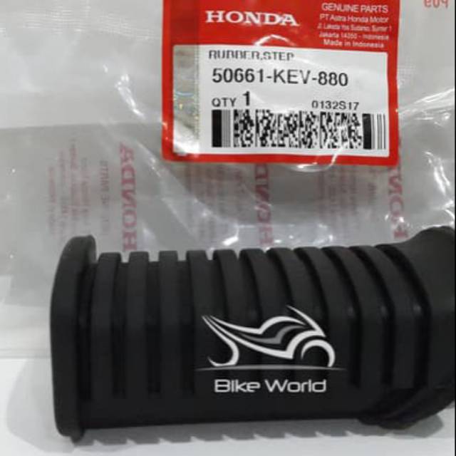 Karet Footstep Supra X 50661-KEV-880 Genuine Astra Honda Motor