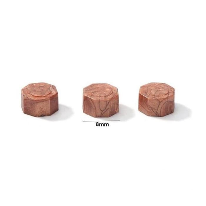 Octagon Sealing Wax Beads - Solid Color_ Series #02 (10pcs)