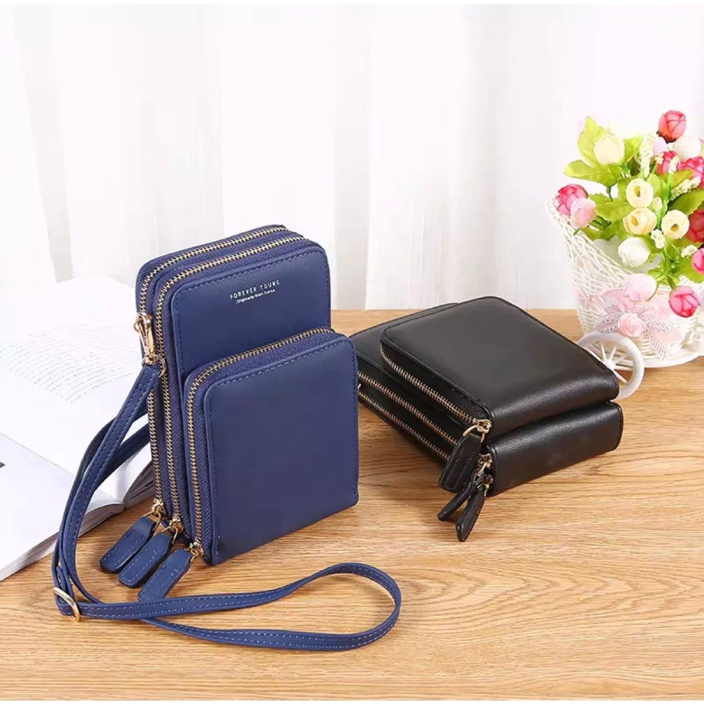 Kedaibutik Dompet HP Wanita Model Pouch ORIGINAL FOREVER YOUNG Import - KB168