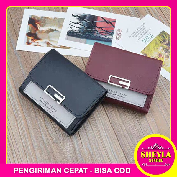 Dompet Wanita Forever Young Lipat Korea Dompet Import 