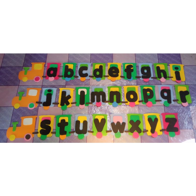 

Peraga Edukasi PAUD, TK, TPQ. Hiasan Dinding Abjad Tema Kendaraan.//kado edukatif