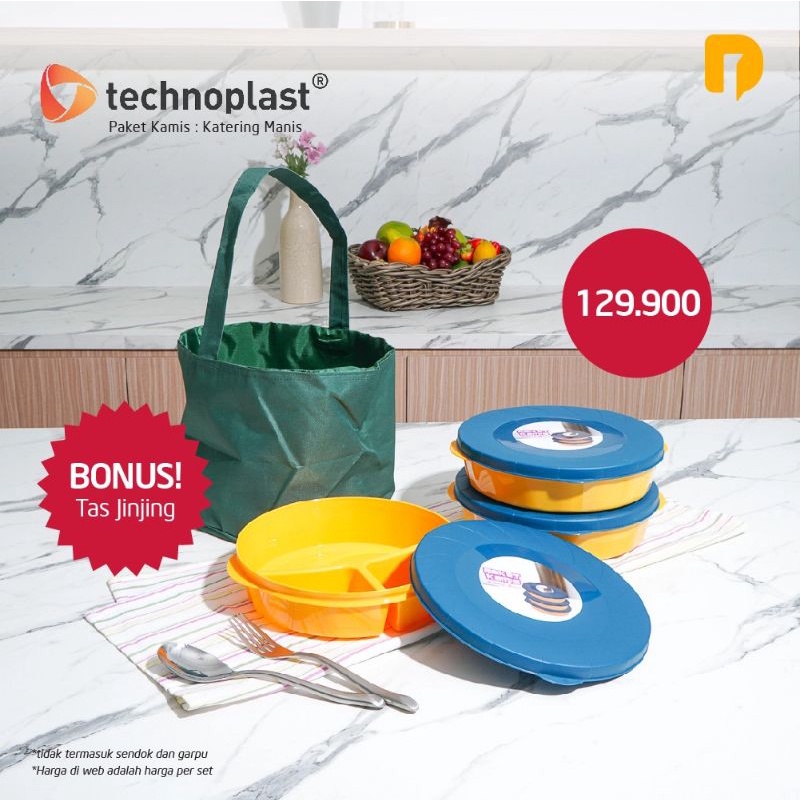 wadah makanan 3 susun