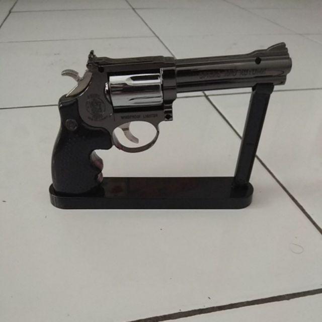 Korek Api Bara Pistol Phyton Revolver