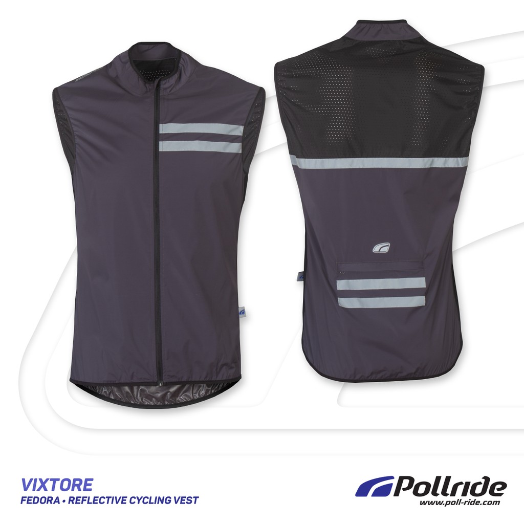 Rompi Sepeda | Rompi Gowes | Rompi Olahraga Merk POLLRIDE VIXTORE fedora