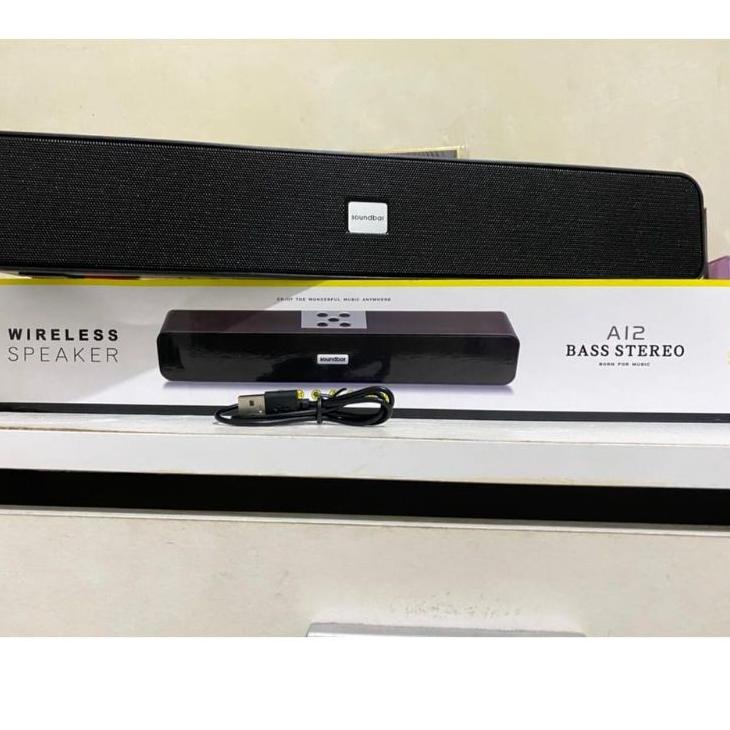 Harga Murah.. [MB] SPEAKER WIRELESS A12 A13 speaker bluetooth tws soundbar A13 A12 speaker TWS SOUND