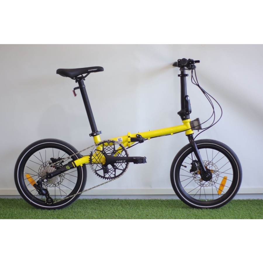 Sepeda Lipat Folding Bike Element Troy X10 X 10 speed Crank Luce Frame Chromolly Garansi Termurah Murah SNI-2