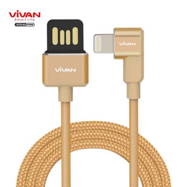 KABEL DATA IPHONE VIVAN BWL100 USB IPHONE 5/6/7/8/10 VIVAN