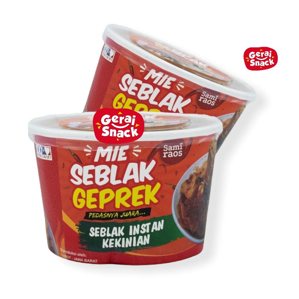 Mie Seblak Geprek Sami Raos Khas Garut Seblak Instant Kekinian 135 g