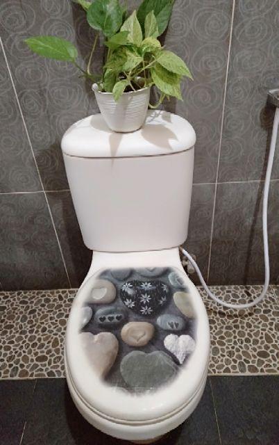 Sticker Closet Beach Animal Jm903 Stiker Toilet Hewan Laut Berperekat