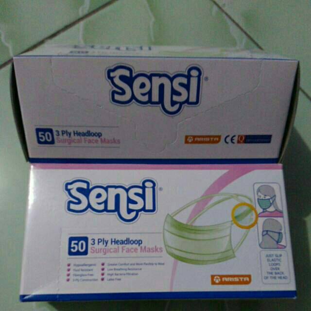 masker sensi jilbab masker anak masker karet telinga masker koyo