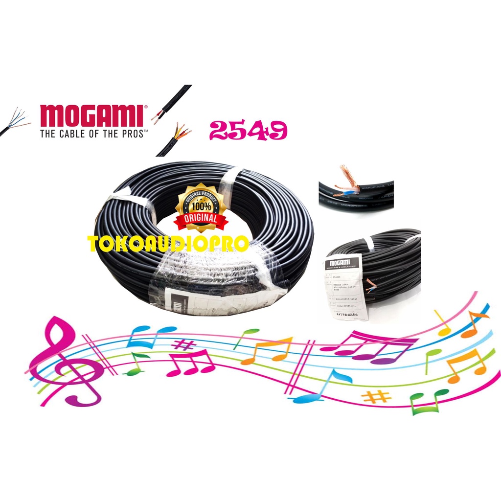 Kabel Mogami 2594 Long Run Mic Cable 100 meter Original