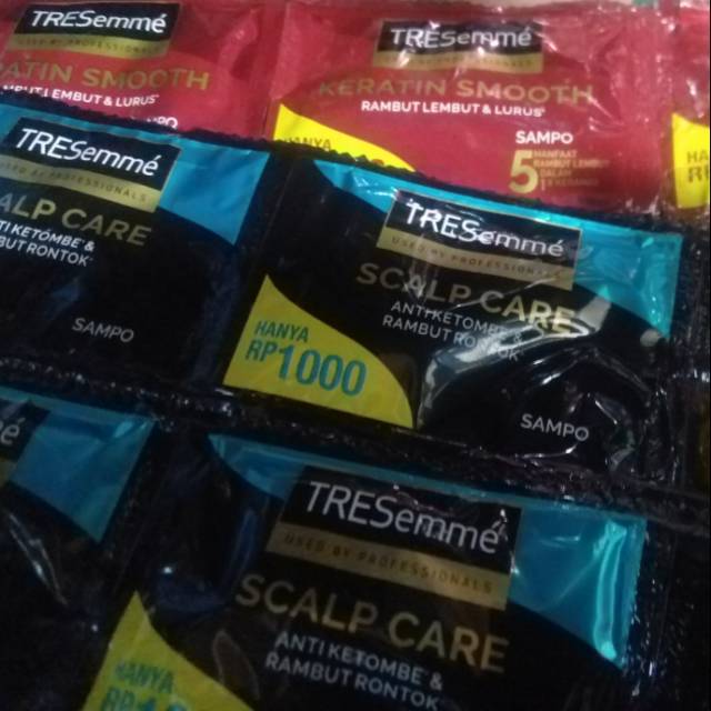 Tresemme Sampo Kemasan Renteng 9 ml - 12 pcs