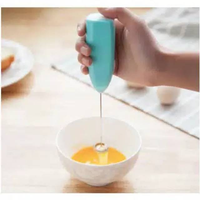 Mini Hand Mixer Electric Pengaduk Kopi Dalgona dan Telur