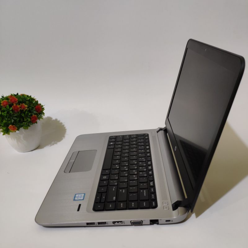 laptop ultrabook gaming/desain hp probook 440 g3 - core i7 gen6 - dual vga amd - Ram 16gb  ssd 512gb