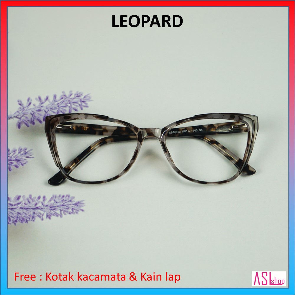 FRAME DAN KACAMATA MINUS (AB7006A) KUAT DAN NYAMAN DIPAKAI + LENSA BLUERAY / PHOTOCROMIC