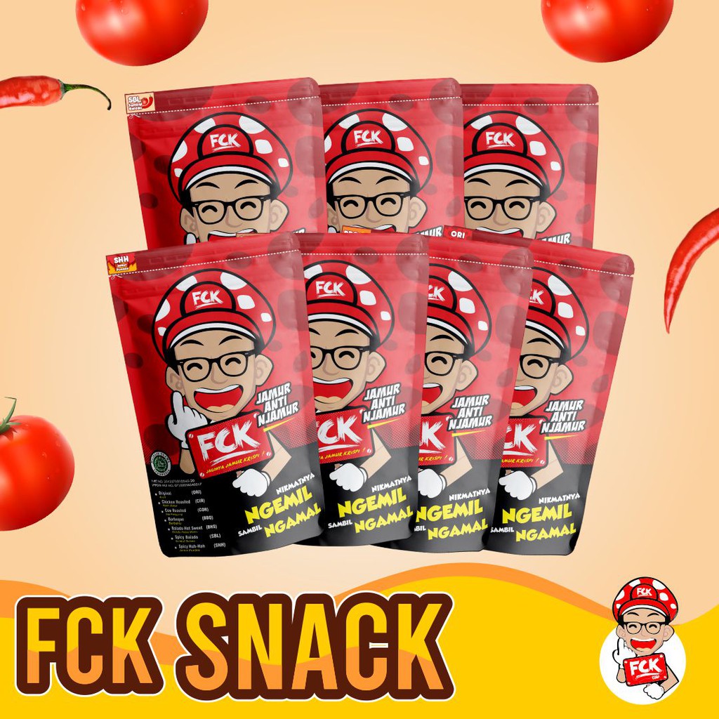 JAMUR CRISPY FCK TERLEZAT CEMILAN KRIPIK PEDAS MAKANAN RINGAN KERIPIK JAMUR TIRAM BELI 2GRATIS 1