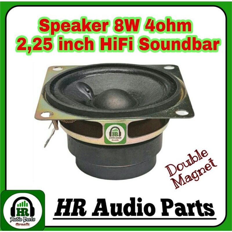 Speaker Double Magnet 2.25 inch 8Watt 4 ohm HIFI SoundBar Mid Clear Voice 2.25" 8W4R Speaker Mini