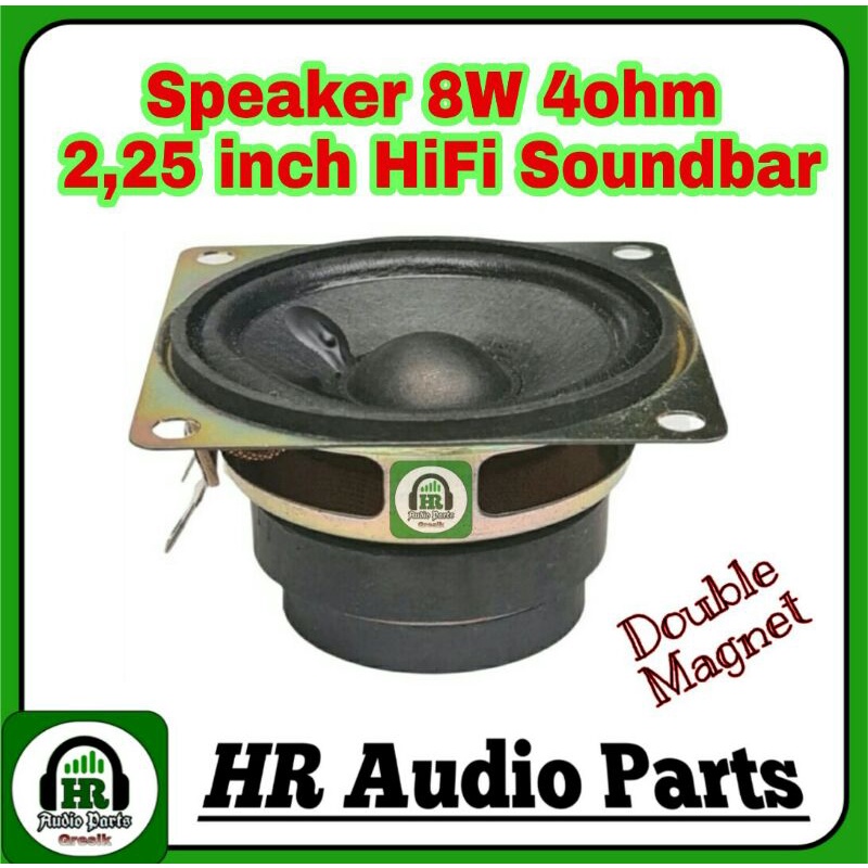 Speaker Double Magnet 2.25 inch 8Watt 4 ohm HIFI SoundBar Mid Clear Voice 2.25&quot; 8W4R Speaker Mini