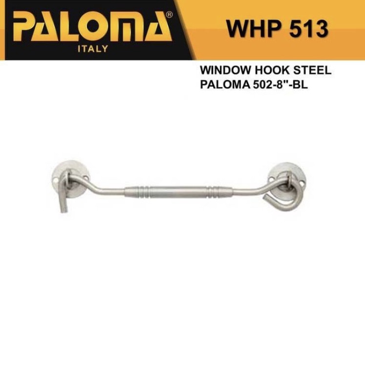 Window Hook Paloma WHP 513 Steel 502-8" | Hak Angin Penahan Jendela