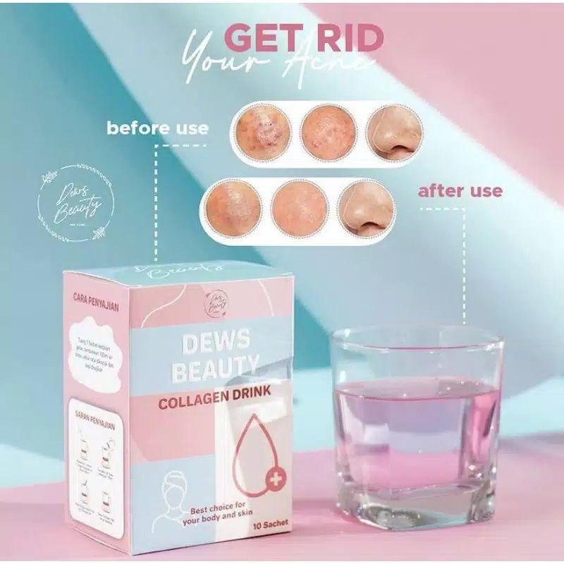 COLLAGEN DRINK DEWS BEAUTY 12 SACHET