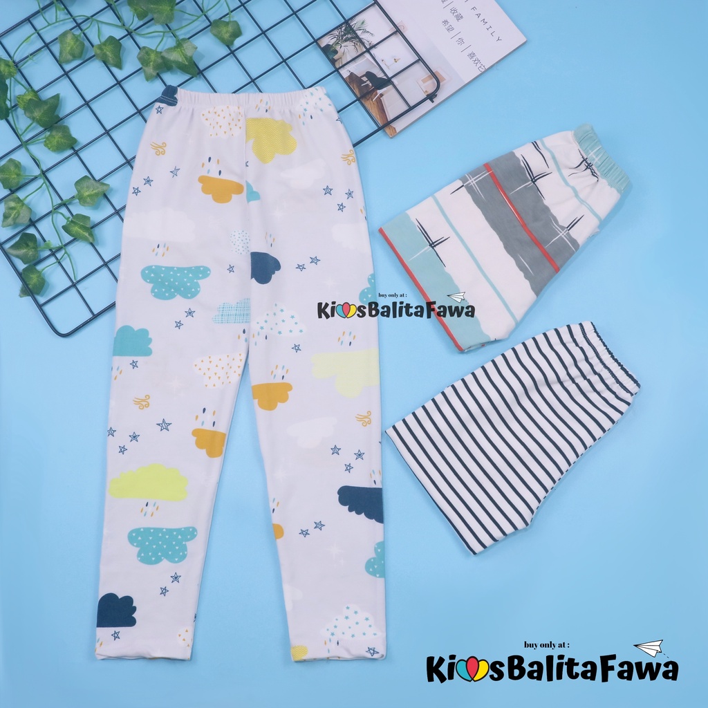 [IMPORT] Legging Nara uk 12-15 Tahun / Leging Motif Ketat Panjang Premium Anak Perempuan Celana Adem