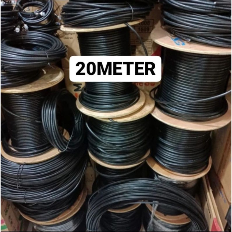 kabel antena tv rg6 20meter KABEL ANTENA COAXIAL RG6