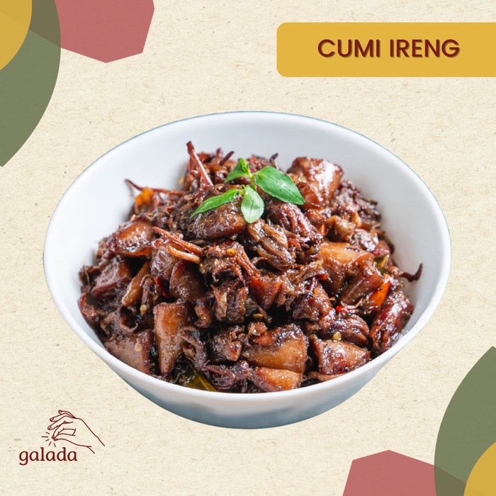 

Cumi Ireng Pedes / Cumi Hitam Sambal | Galada - 125gr - BARU