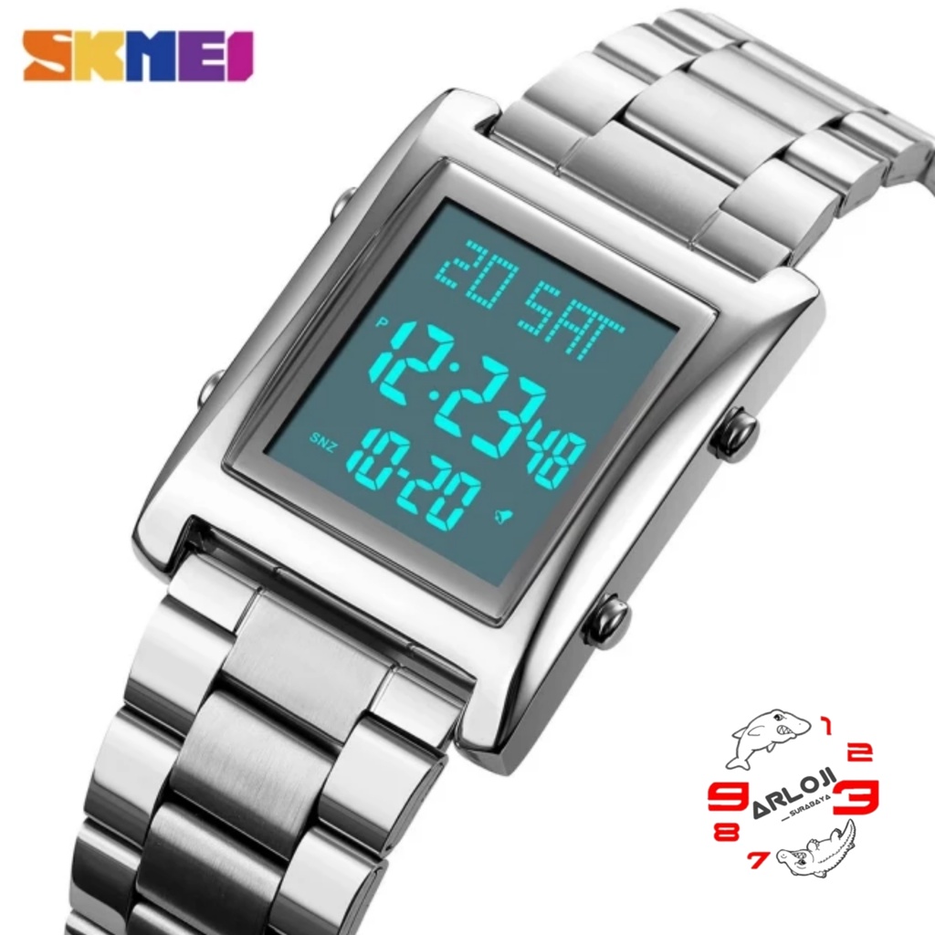 Arloji_Surabaya • Jam Tangan SKMEI 1812 Original Digital Bisa Pria / Wanita Rantai Stainlees