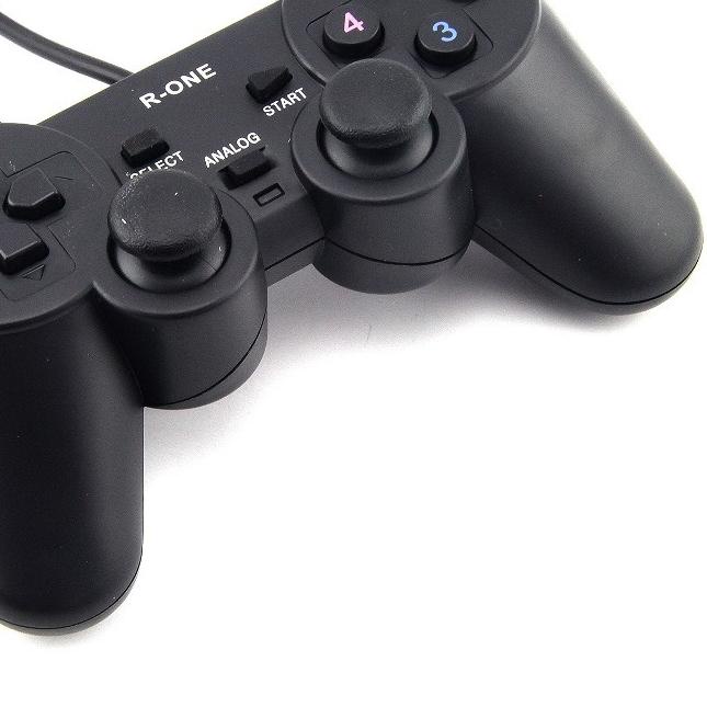 ♙ STIK PS USB MURAH GETAR FULL GAMEPAD SINGLE R-ONE JOYSTICK / STICK USB UNTUK LAPTOP & PC ✱