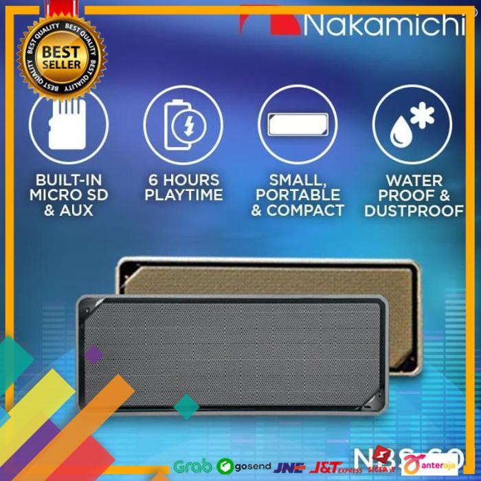 PROMO.. NAKAMICHI NBS 601 BLUETOOTH SPEAKER - EMAS ..TERMURAH