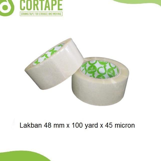 

Model Baru Lakban Bening Isolasi Cortape | 45mm x 90yard | 48mm x 90 yard ✓