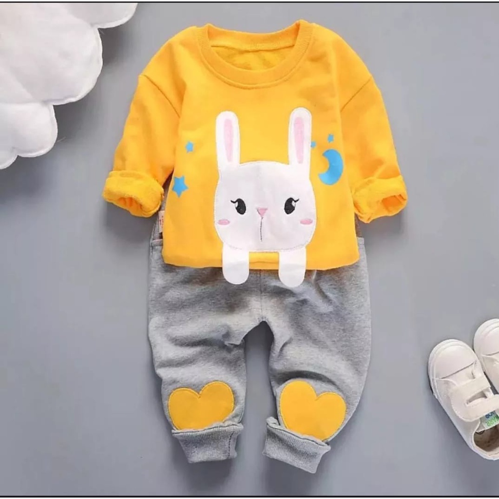 SETELAN BAJU ANAK SWEATER 1-5 TAHUN