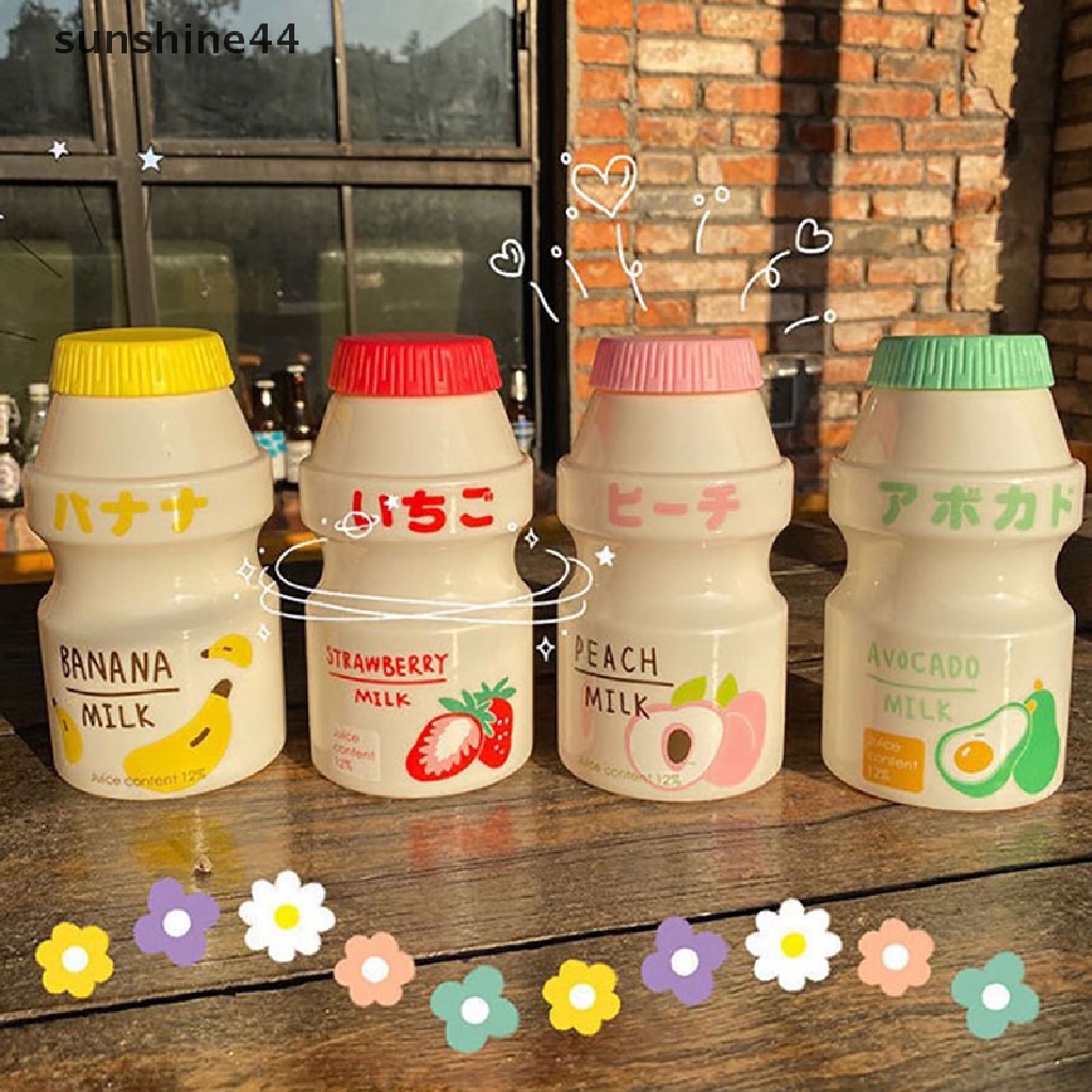 Sunshine Botol Minum Plastik 480ml Bentuk Botol Shaker Susu Lucu