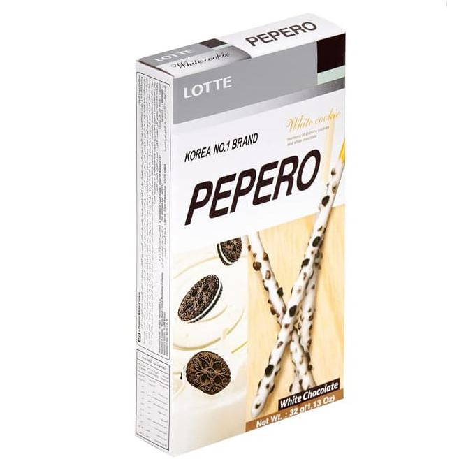 Lotte Pepero White Chocolate 32gram Lote Peppero