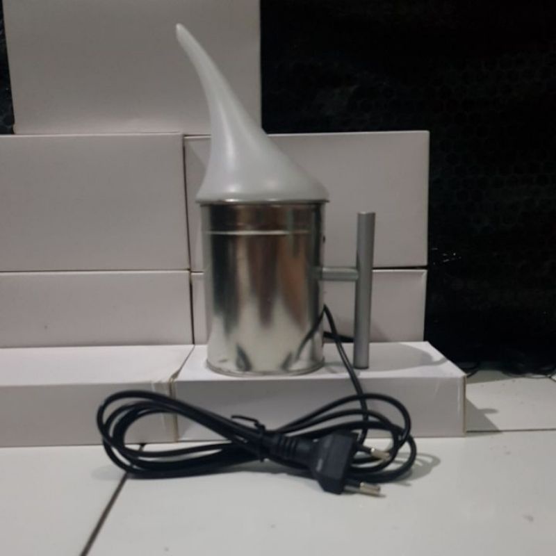 mug, cangkir pemanas nano burn coating langsung colok listrik