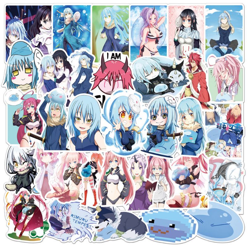 stiker slime rimuru / lord rimuru tenpest / rimuru slime / milim