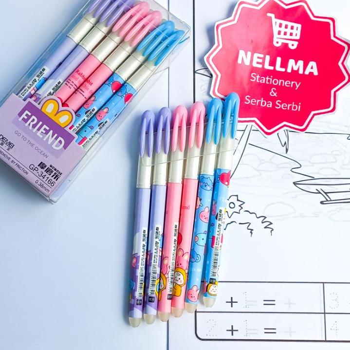 

Update Pulpen bisa dihapus Aodemei Motif isi 12pcs