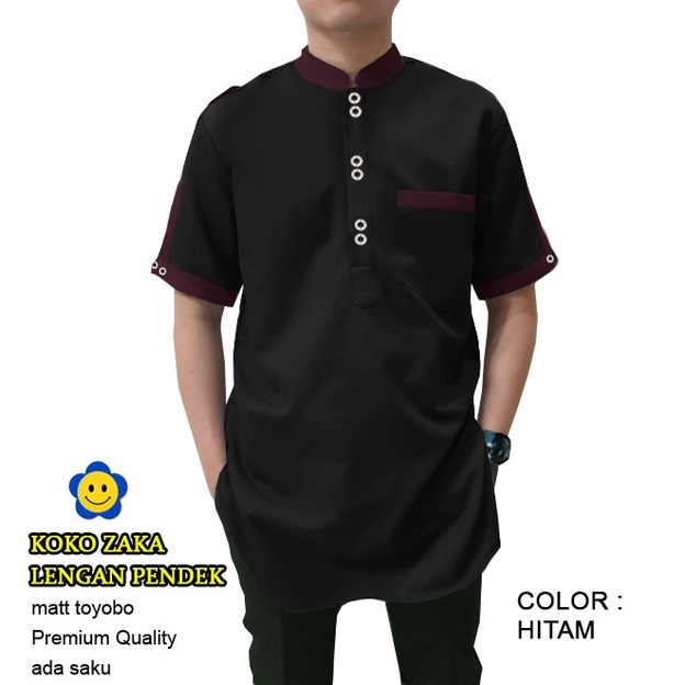 CTN BAJU MUSLIM KOKO ZAKA PENDEK TERMURAH BEST SELLER